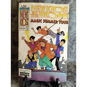 New Kids On The Block Magic Summer Tour Comic Harvey Comics Fall 1990 Vintage Co